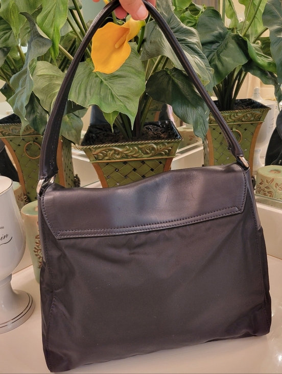 バッグ 99aw PRADA Archive shoulder bag Black Prada Archive Black Leather & Nylon Shoulder Bag